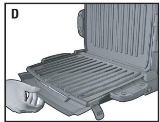 GEORGE FOREMAN GRP72CTTSCAN - Fixation des plaques du GRIL - 3