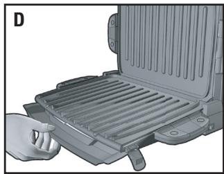 GEORGE FOREMAN GRP72CTTSCAN - ATTACH THE GRILL PLATES - 3