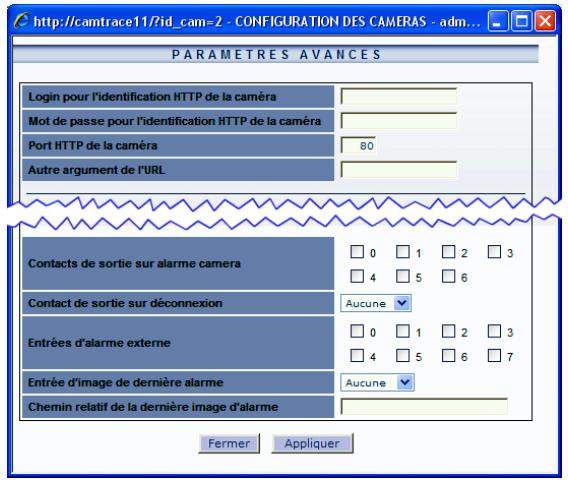 CAMTRACE V 3.8.X - Commande -d /dev/cuaa1 -t 20 si le module camio est raccordé à COM2 - 2