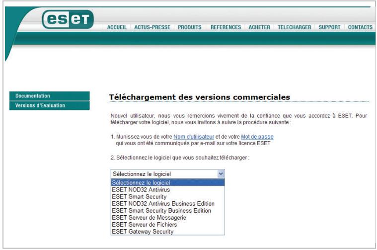 ESET BUSINESS EDITION 2008 - Télécharger et installer une version business edition - 1