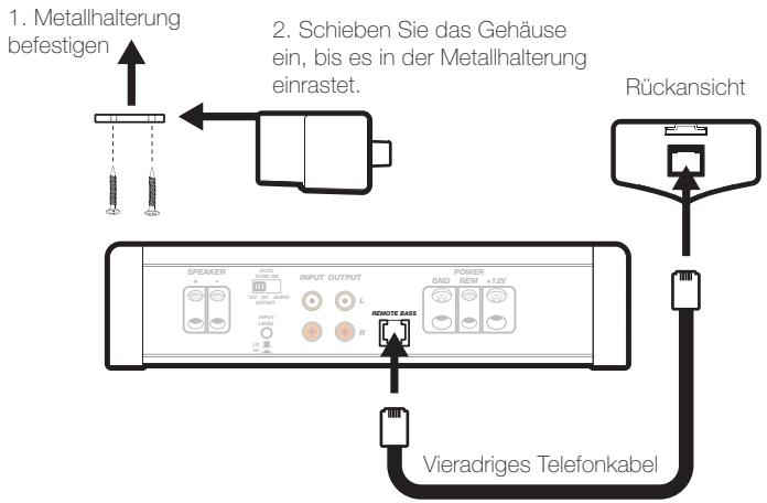 AUDIO DESIGN IX1000.1 - ZXRC BASSPEGELFERNBEDIENUNG (separat erhalten) - 2
