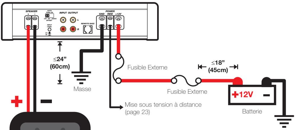 AUDIO DESIGN IX500.1 - KICKER kit de câblage - 1