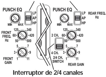 AUDIO DESIGN P400-A - AJUSTE DE LA FRECUENCIA X-OVER (TransiOn) - 1