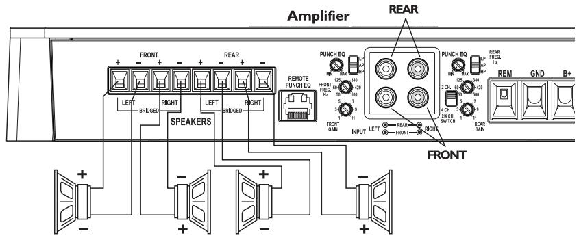 AUDIO DESIGN P400-A - WIRING THE SYSTEM - 6