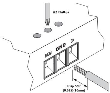 AUDIO DESIGN P400-A - WIRING THE SYSTEM - 1