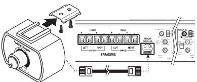 AUDIO DESIGN P400-A - Commutateur de CANAL 2/4 - 1