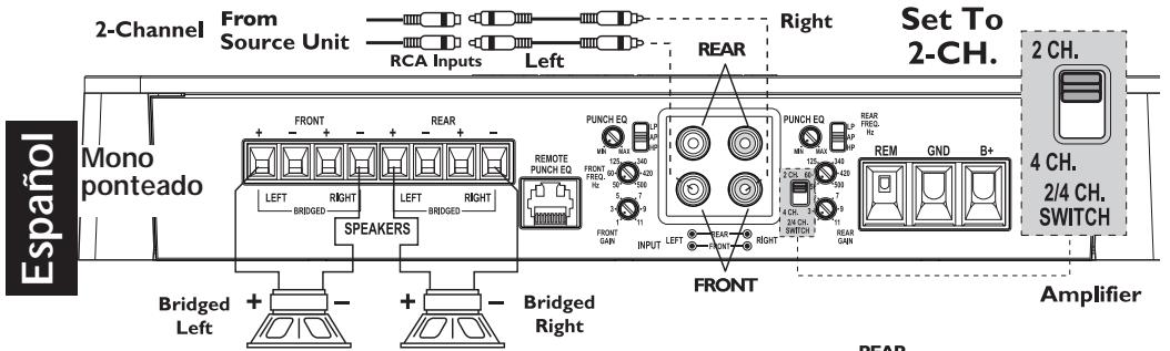 AUDIO DESIGN P400-A - PRECAUCION: - 2