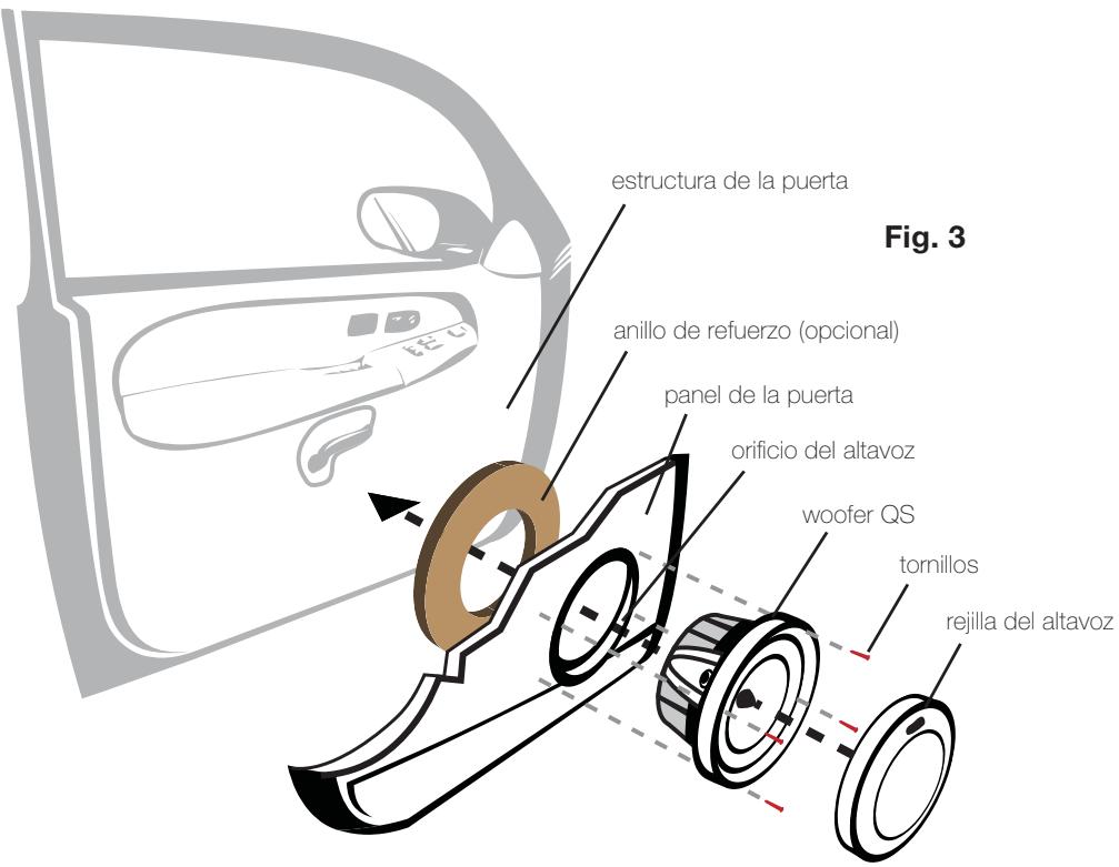 AUDIO DESIGN QS60.2 - MONTAJE DEL WOOFER - 1