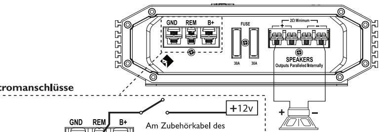 AUDIO DESIGN R250-1 - Stromanschlüsse - 1