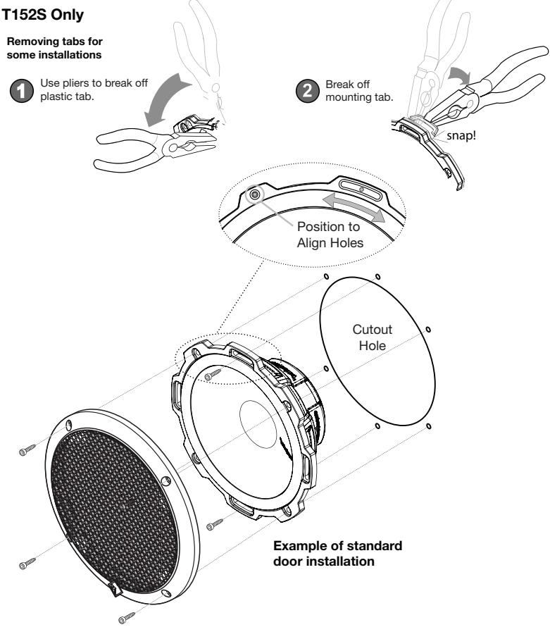 AUDIO DESIGN T152-S - MOUNTING - 1