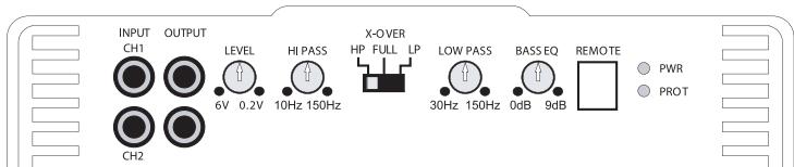 MB QUART PAB 1200.1 - IocpeDCTBOM nepeKJIouaTeTnA cactoTHOro pa3dEnIteNbHO rO fNlbTpA (X-Over) MoKET npOn3BOJntbCByb6Op BHytpEHnx FyHKuIM pa3dEnIteNbHO rO fNlbTpA: - 1