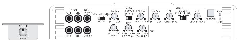MB QUART PAB 2100 - PAB 5400 5-Channel Amplifier - 1