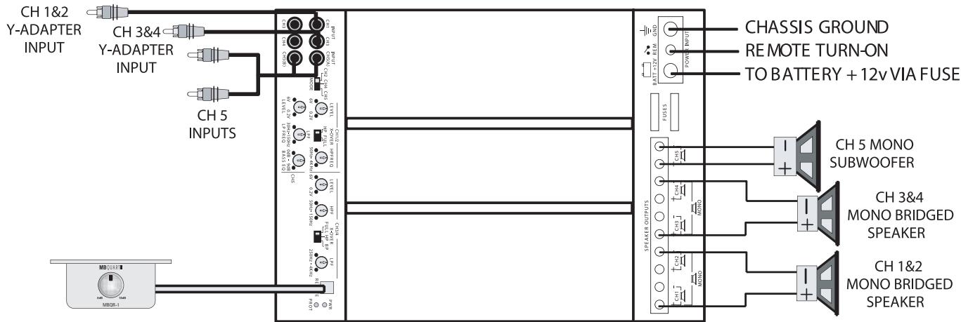 MB QUART PAB 2100 - Impedenze minime totali dell'altoparlante: - 1