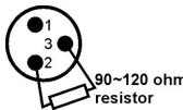 SYNQ AUDIO RESEARCH LED CROSSFIRE - Installation électrique en mode DMX : - 1