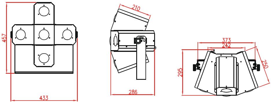 SYNQ AUDIO RESEARCH LED CROSSFIRE - Bij inspectie要去 de volgende punten worden gecontrolerd. - 1