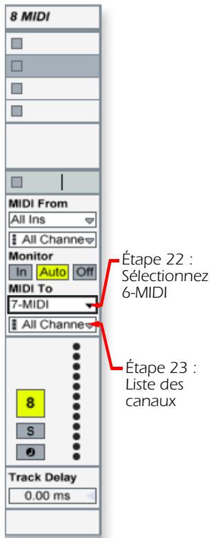 E-MU 1212 PCIE - - Enregistrement d'une piste MIDI dans live avec un clavier MIDI - 8