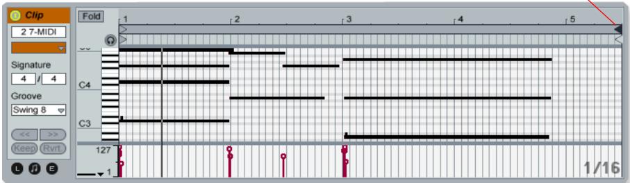 E-MU 1212 PCIE - - Enregistrement d'une piste MIDI dans live avec un clavier MIDI - 6