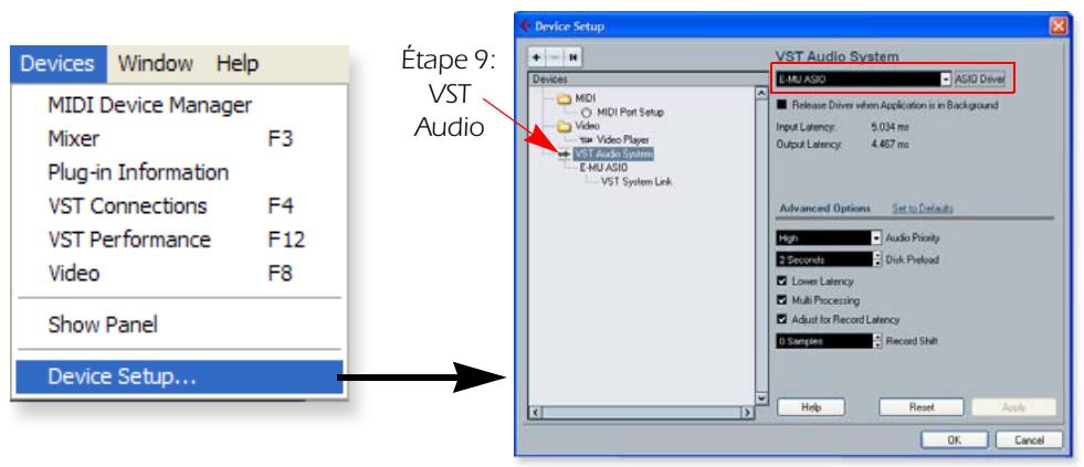 E-MU 1212 PCIE - - Configuration de cubase le 4 - 2