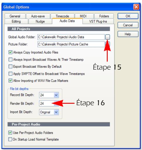 E-MU 1212 PCIE - Configuration des options audio - 5