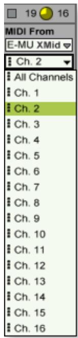 E-MU 1212 PCIE - - Enregistrement d'une piste MIDI dans live avec un clavier MIDI - 10