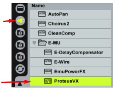 E-MU 1212 PCIE - - Utilisation de proteus VX dans ableton live (seulement pour windows) - 2
