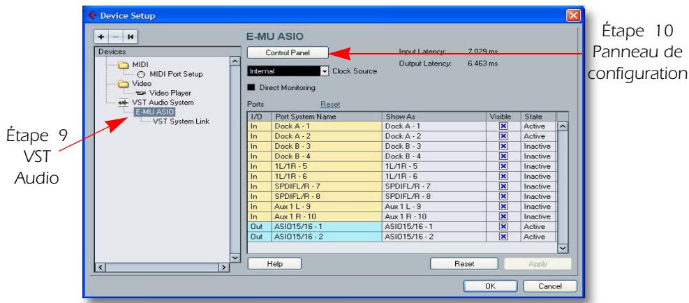E-MU 1212 PCIE - - Configuration de cubase le 4 - 3