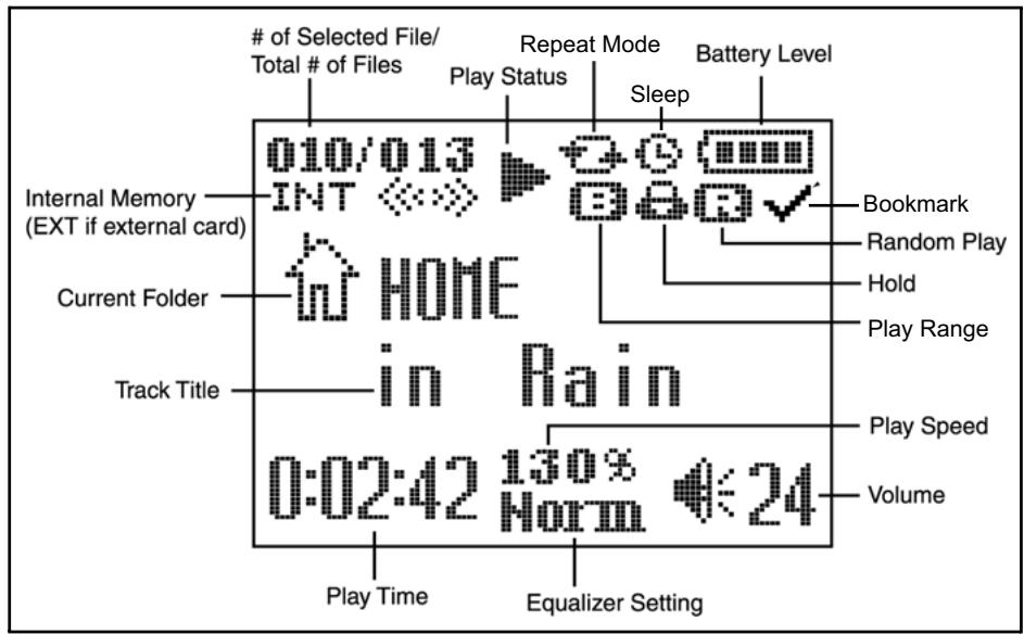 LEXAR LDP-600 - Reading the LCD Screen - 1