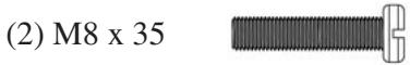 SANUS FLAT PANEL FOUNDATIONS TV STAND-PFFP - Piezas suministradas: - 3