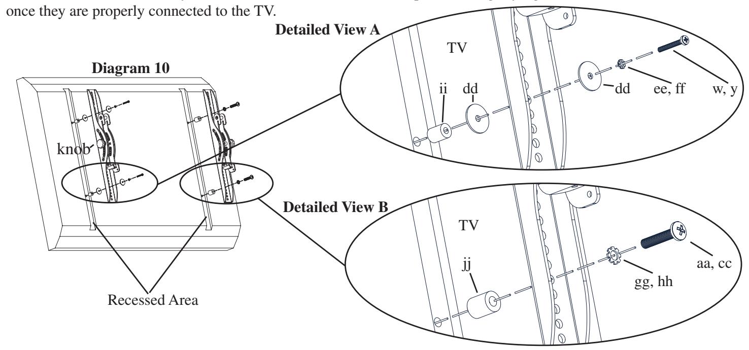 SANUS FLAT PANEL FOUNDATIONS TV STAND-PFFP - Step 10: - 1