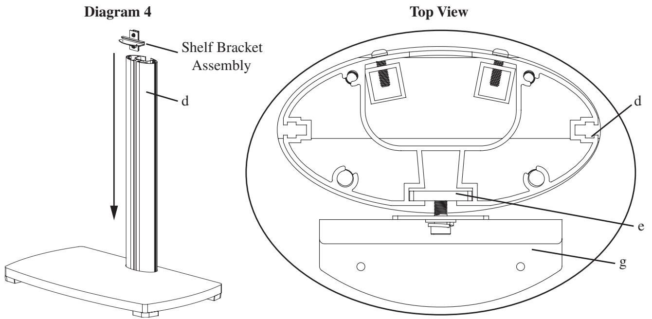 SANUS FLAT PANEL FOUNDATIONS TV STAND-PFFP - Note: Make Sure The M8 Allen Bolts Are Tight! - 1