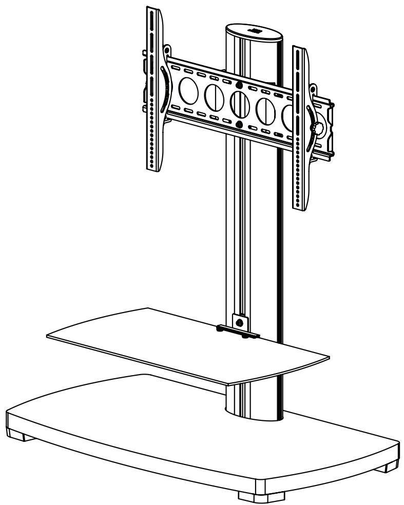 SANUS FLAT PANEL FOUNDATIONS TV STAND-PFFP - 1