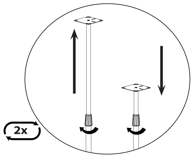 SANUS HOVER FOUNDATIONS-HF1 - Attention - 13