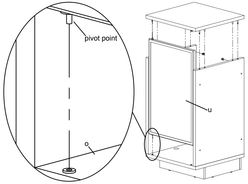 SANUS JAVA FURNITURE-JFA36 - Step 8: Add Door and Top - 1