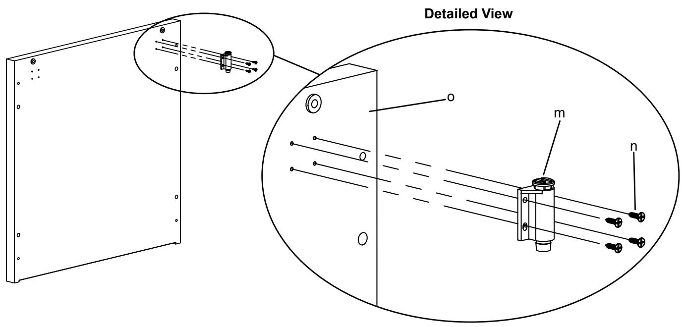 SANUS JAVA FURNITURE-JFA36 - Step 6: Add Door Latch - 1