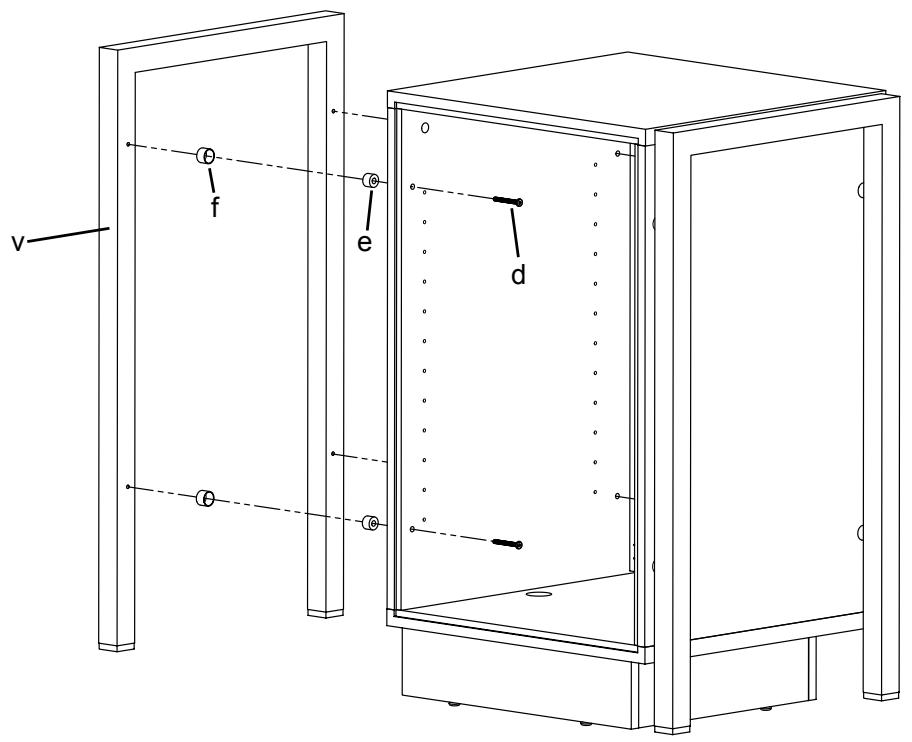 SANUS JAVA FURNITURE-JFA36 - Paso 9: Adicción de las patas - 1