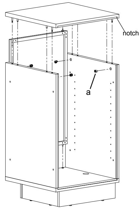 SANUS JAVA FURNITURE-JFA36 - Step 8: Add Door and Top - 2