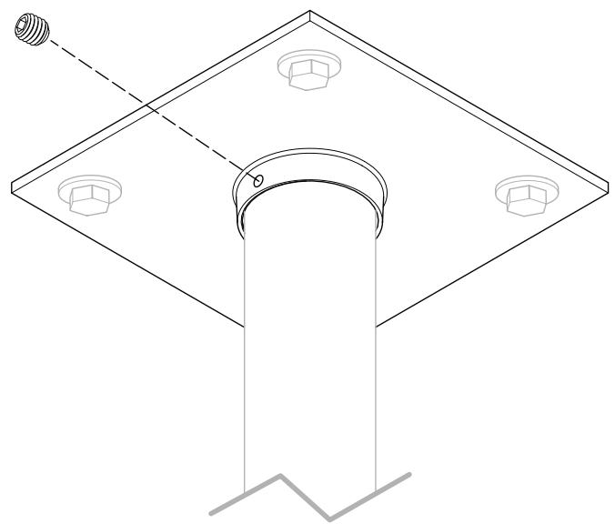 SANUS VISIONMOUNT 8QUOTX8QUOT CEILING PLATE FOR VMCM1-VMCA7B - CAUTION - 2