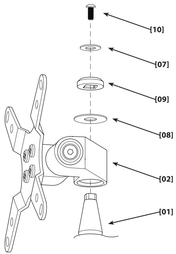 SANUS VISIONMOUNT FLAT PANEL CEILING MOUNT-SC1A - Attention - 8