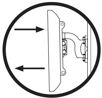 SANUS VISIONMOUNT FLAT PANEL WALL MOUNT-VMAA18 - 8: Adjust Monitor Position - 6