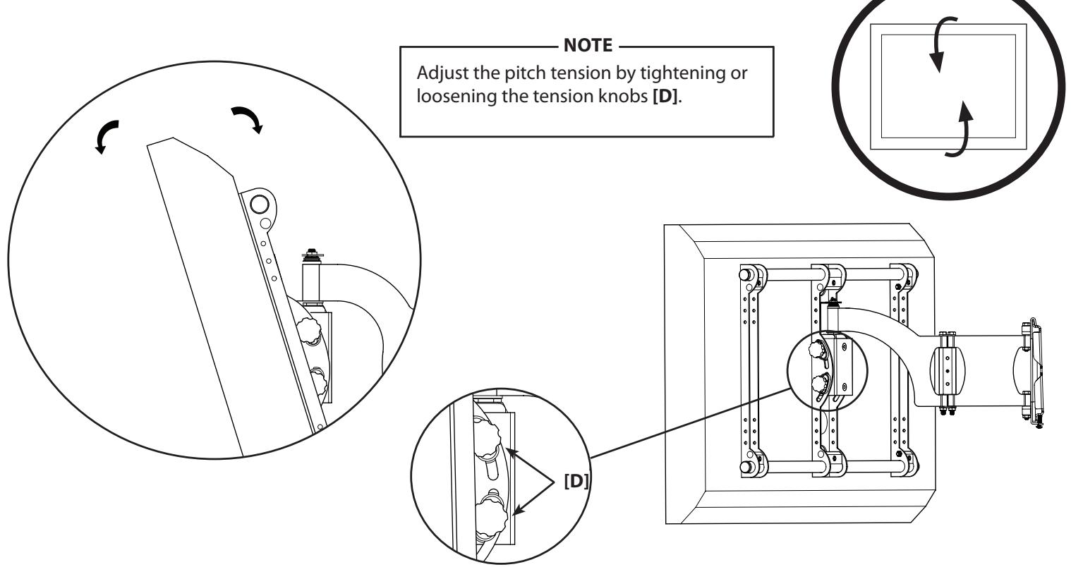 SANUS VISIONMOUNT FLAT PANEL WALL MOUNT-VMAA18 - 8: Adjust Monitor Position - 3