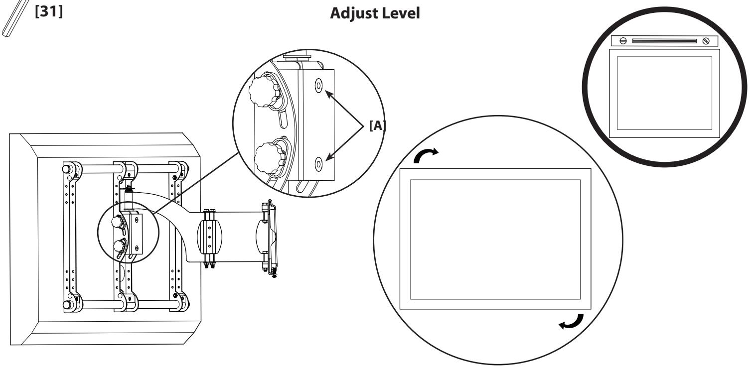 SANUS VISIONMOUNT FLAT PANEL WALL MOUNT-VMAA18 - 8: Adjust Monitor Position - 1