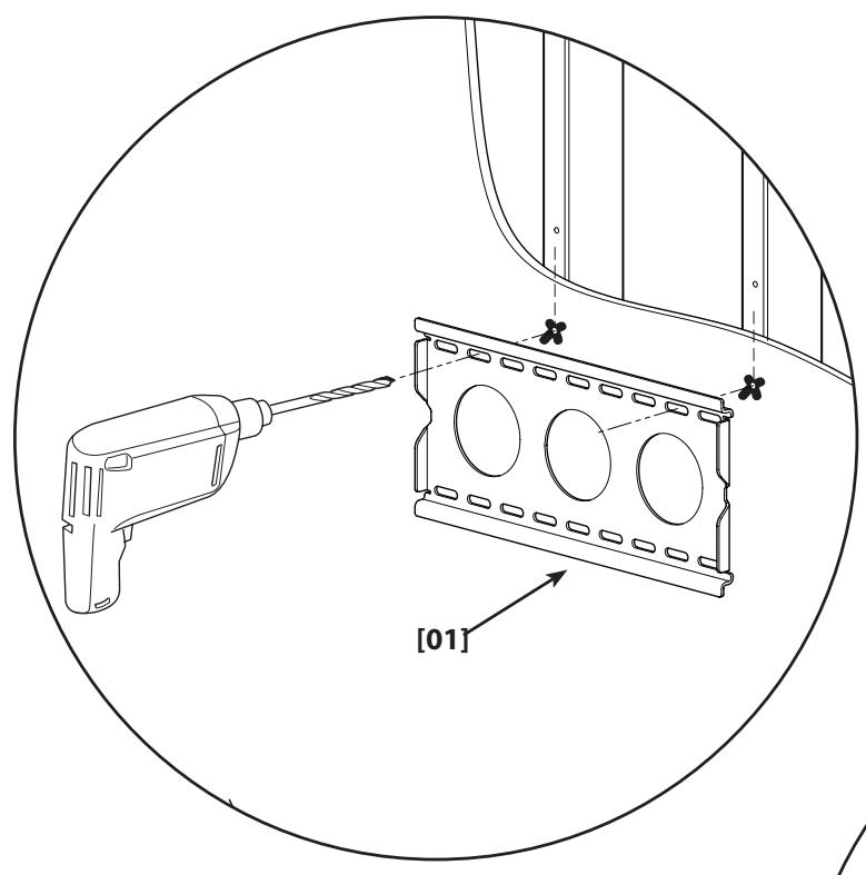 SANUS VISIONMOUNT FLAT PANEL WALL MOUNT-VMAA18 - 4: Install Wall Plate - 2