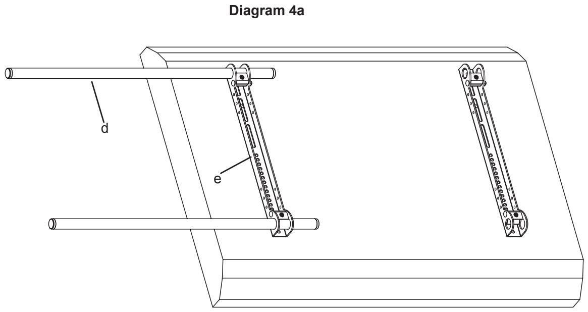 SANUS VISIONMOUNT FLAT PANEL WALL MOUNT-VMAA26 - Step 2: Mounting the Monitor Brackets to a television with a curved back or any other obstruction. - 3