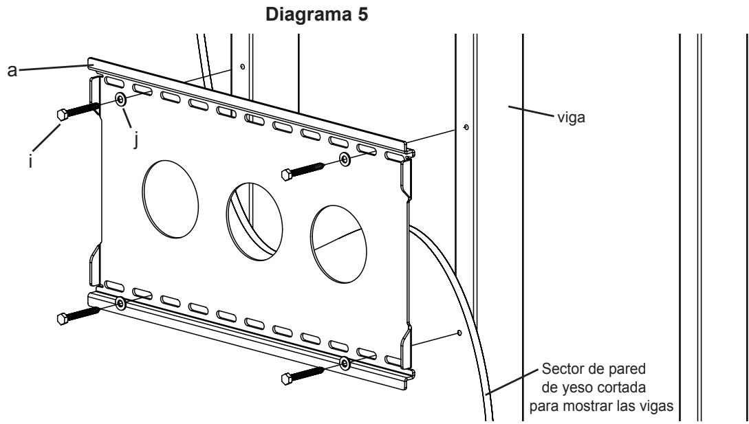 SANUS VISIONMOUNT FLAT PANEL WALL MOUNT-VMAA26 - Paso 4: Conexión del brazo al televisor (segunda parte) - 2