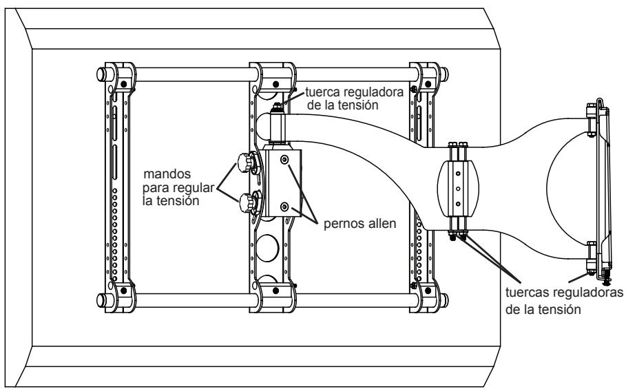 SANUS VISIONMOUNT FLAT PANEL WALL MOUNT-VMAA26 - ADVERTENCIA: iNO RETIRE las tuercas reguladoras de la tensión que se muestran en el diagrama 7! - 1