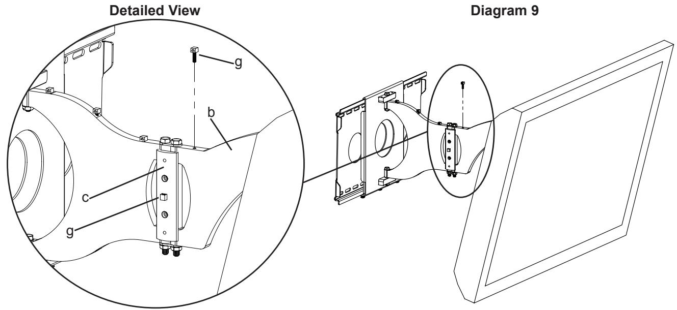 SANUS VISIONMOUNT FLAT PANEL WALL MOUNT-VMAA26 - Warning: Do not run Cables through a pinch point! - 1