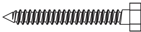 SANUS VISIONMOUNT FLAT PANEL WALL MOUNT-VMAA26 - Pièces fournies : certaines pièces ne sont pas illustrées grandeur réelle - 1