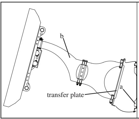 SANUS VISIONMOUNT FLAT PANEL WALL MOUNT-VMAA26 - Step 6: Hang the assembly onto the Wall Plate - 1