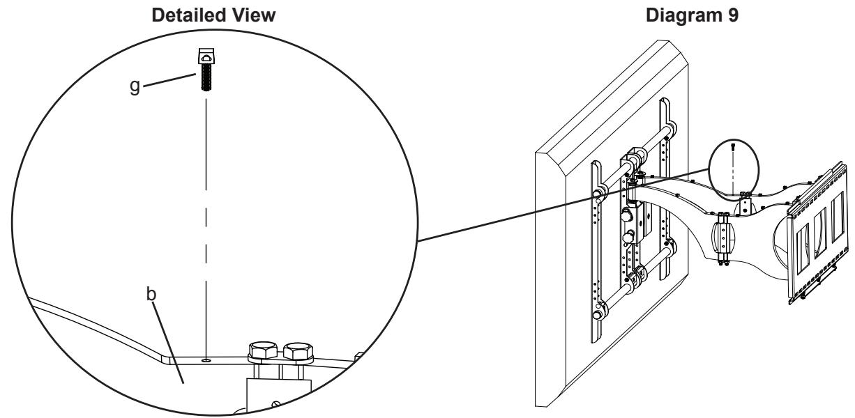 SANUS VISIONMOUNT FLAT PANEL WALL MOUNT-VMDD26 - Warning: Do not run Cables through a pinch point! - 1