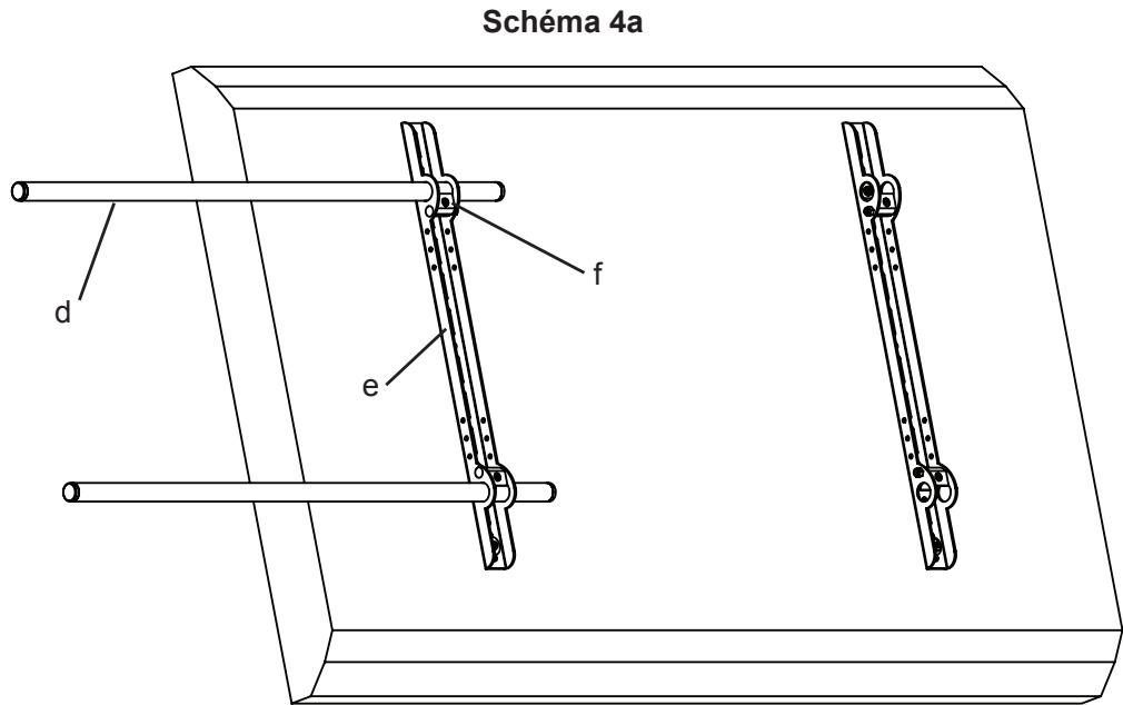 SANUS VISIONMOUNT FLAT PANEL WALL MOUNT-VMDD26 - Étape 4: fixation du bras sur le téléviseur (première partie) - 1
